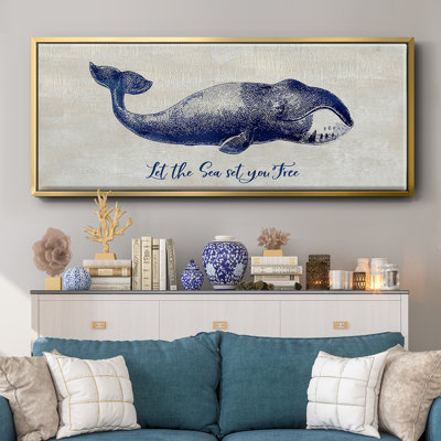 «Let The Sea Set You Free», toile encadrée