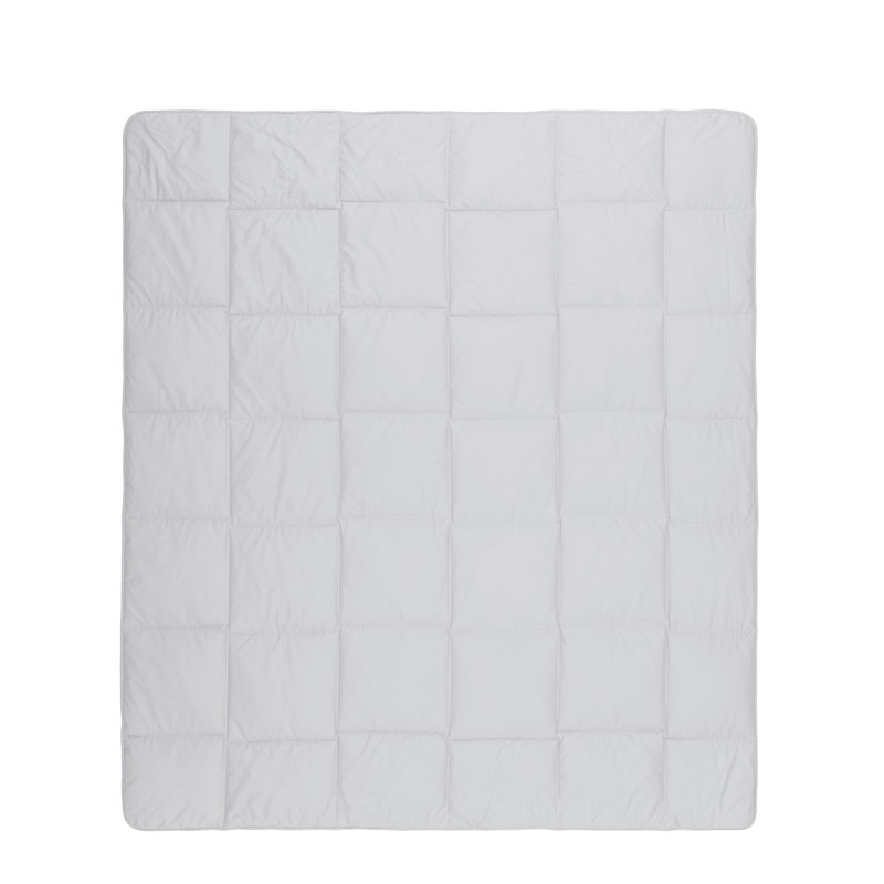 Cotton Quilted Quilt, Queen Quilt, Gray
