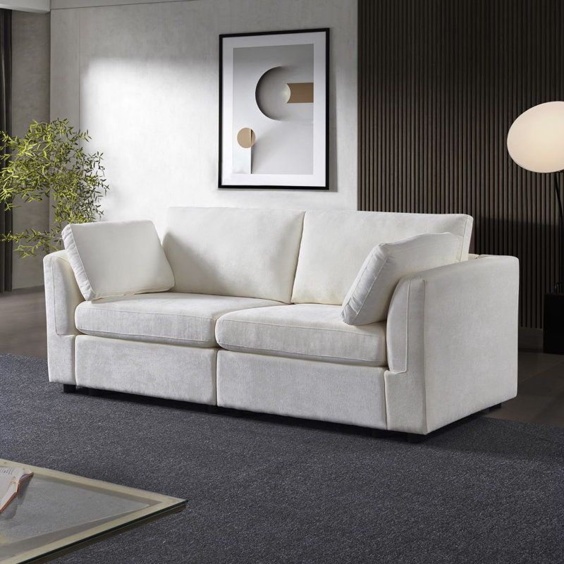 Canapé 80,31 po, Beige