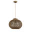 Luminaire suspendu en ruppie maritime 1 lumière Permitay