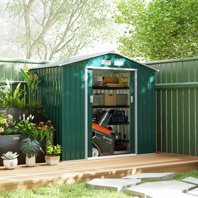 7 ft. W x 4 ft. D Tool Shed