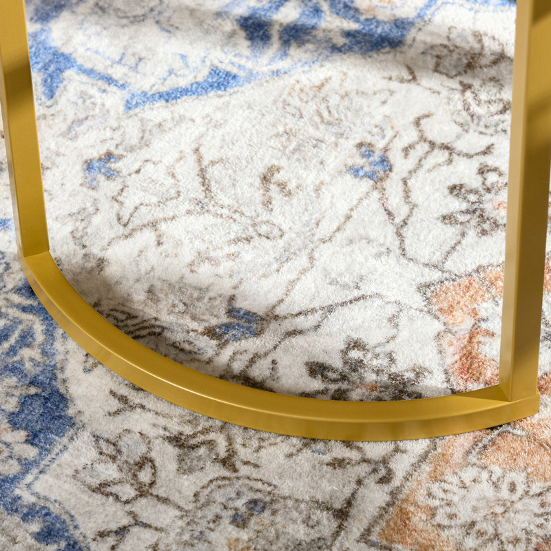 Okafor Glass Top Nesting Coffee Table