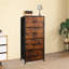 Commode de rangement 4 tiroirs en tissu