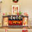 Alvilda 3-Sided Fireplace TV Stand with Adjustable Shelves & LED Light-144371011-144371010