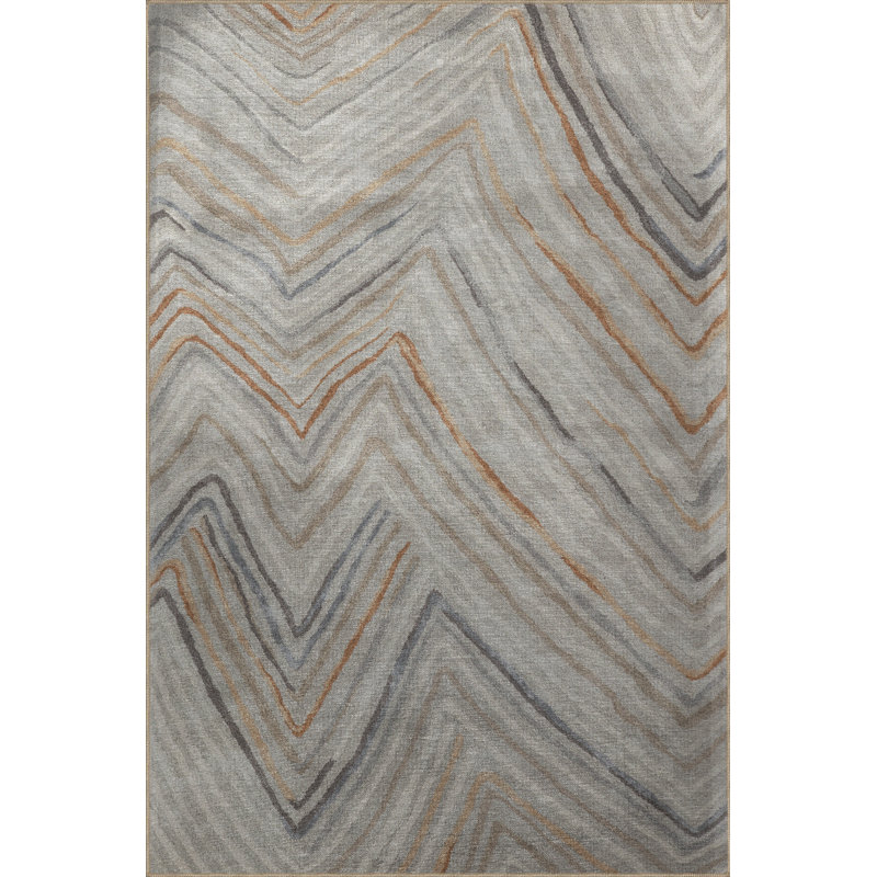 Tapis décoratif beige à motif géométrique abstrait multicolore, Tapis de couloir 3 pi 9,81 po x 9 pi 10,11 po