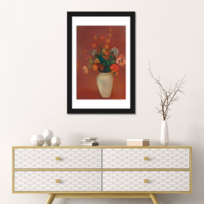 «Bouquet in a Chinese Vase», reproduction sur toile