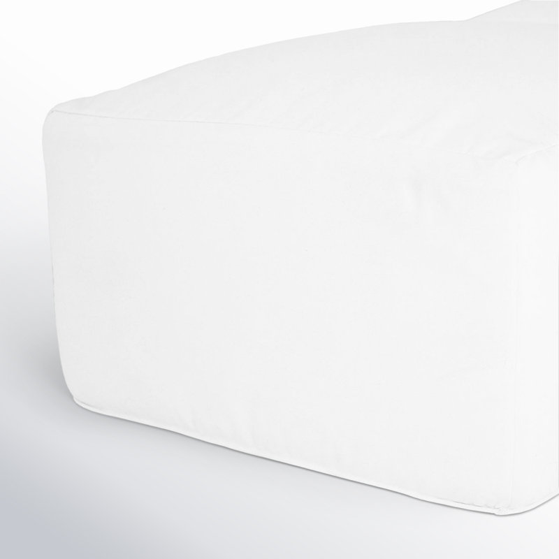Canapé d'extérieur 102 po Sunbrella® de Praia, Tissu blanc Sunbrella®