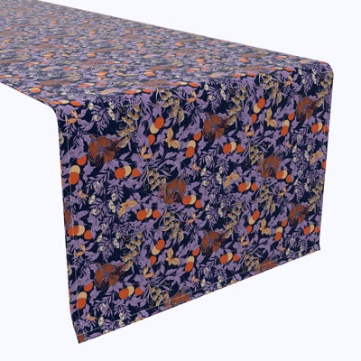 Table Runner, 100% Cotton, Floral 36