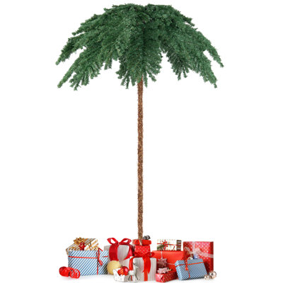 5.91' H Lighted Artificial Tropical Christmas Tree