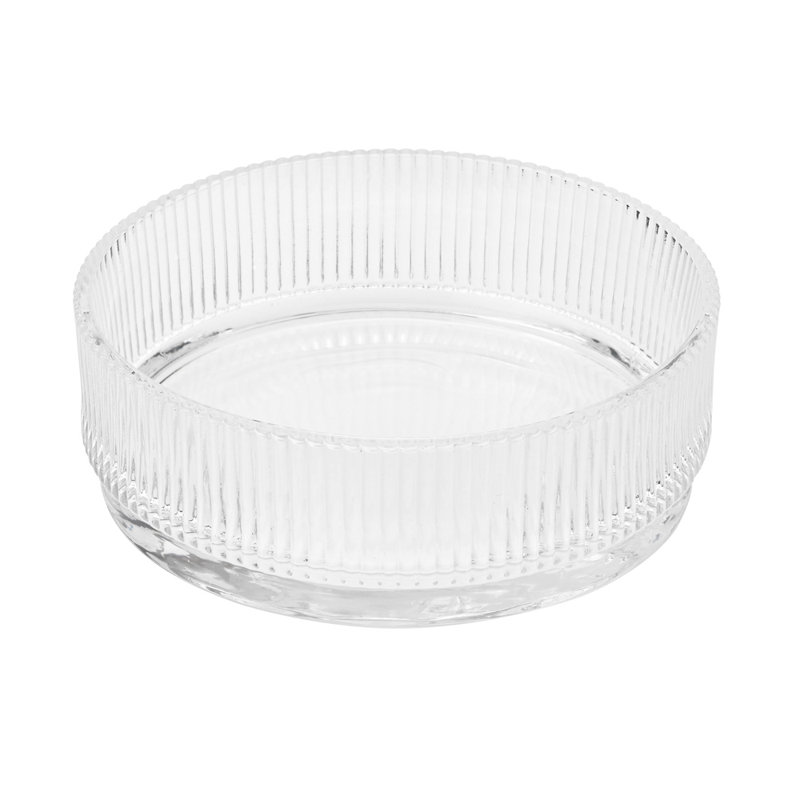 Stelton Pilastro Glass Platter, 5 cm H x 23 cm W x 23 cm L
