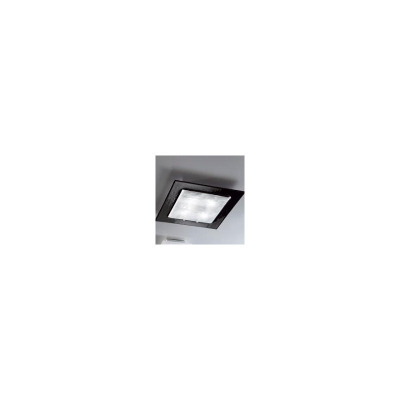 Nubes Glass Flush Mount, Smoke