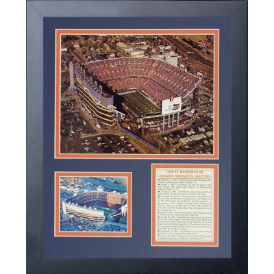 Denver Broncos Mile High Stadium Framed Memorabili