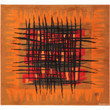Scandinavian One-of-a-Kind Rectangle 6'7" X 7'3" Area Rug