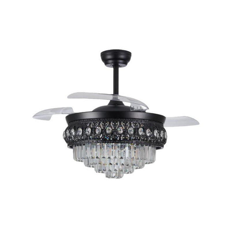 Ventilateur de plafond 48 "Crystal, 48 po de largeur
