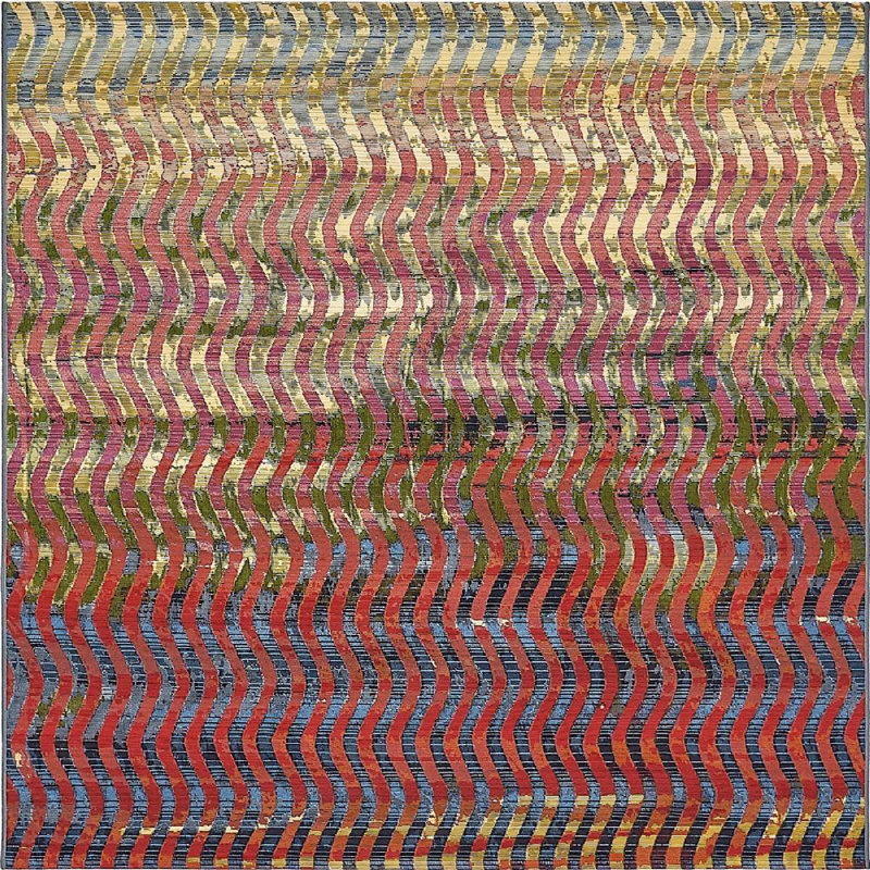 Skylar Washable Abstract Indoor / Outdoor Rug, Round 8'