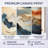 Abstract Orange And Blue River Ink III - Abstract Marble Canvas Art-97057278-119867786-97057277