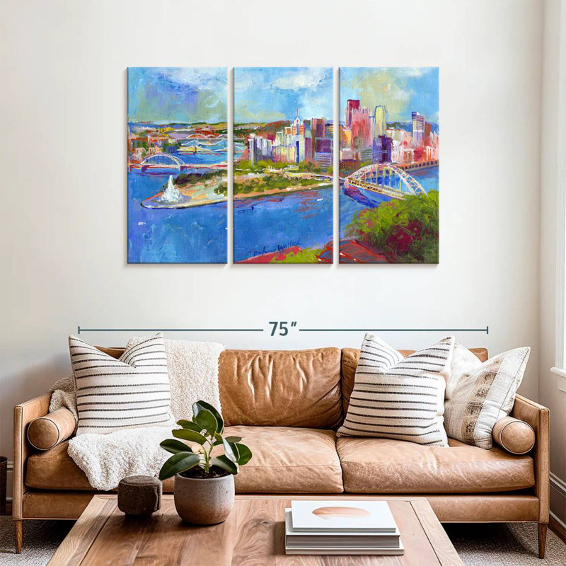 Rorry Pittsburgh, 36" H x 57" W