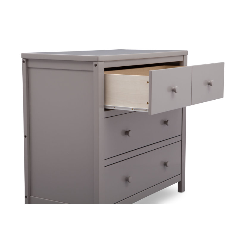 Commode 3 tiroirs, Gris