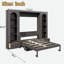 Lit escamotable avec tablettes, tiroirs, bureau et DEL Murphy
