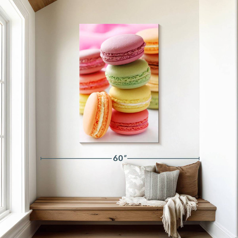 Yarlin Flavored Macarons, 45" H x 30" W