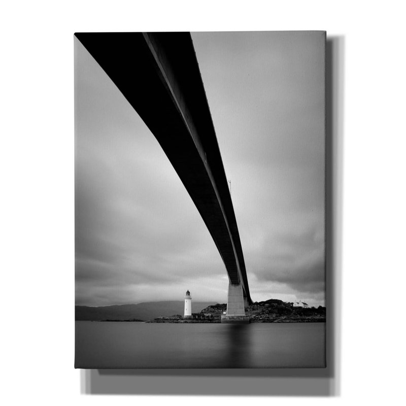 «Skye Bridge» par Nina Paponcek, art mural sur toile, H 16 po x l 12 po