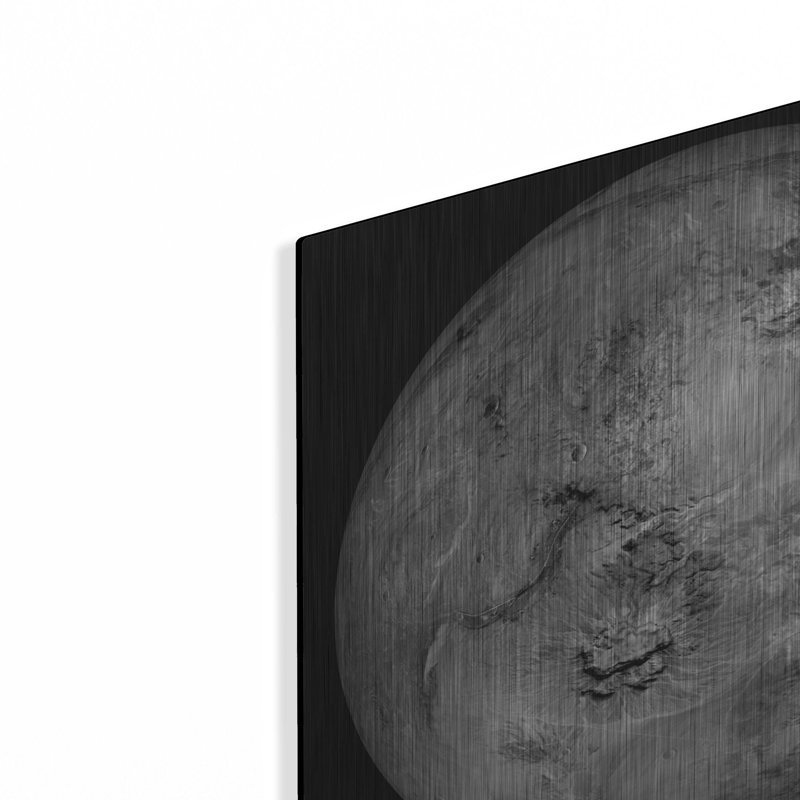 Art mural en métal luxueux «Haumea Dwarf Planet» par Luxe Portfolio, art mural en métal, 12 po x 12 po
