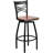 Cammie 'X'' Back Swivel Metal Barstool-105662715-105662695