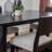 Aniek 5PC Upholstered Dining Set Black