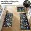 Tapis de cuisine floral antidérapant lavable (ensemble de 3)-1223215442