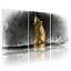 Ensemble de 3 impressions d'art sur toile, "Golden Burj Al Arab Skyline Reflection"-1518057749