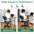23'' Lamb Wool Armrest Task Chair - Adjustable Swivel with Tufted Back-194758911-194758906