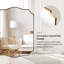 Miroir de salle de bain Anayalee Cadre en acier inoxydable-1600582683-1573127460