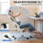Ergonomic High-Back Mesh Office Chair with Adjustable Lumbar Support, Flip-Up Armrests, Headrest and Swivel Recline for Home & Office Task Seating-813106213