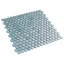 Carreau de mosaïque rond en porcelaine pour plancher et mur 11-7/8 po x 12-5/8 po Hudson Penny-36267893