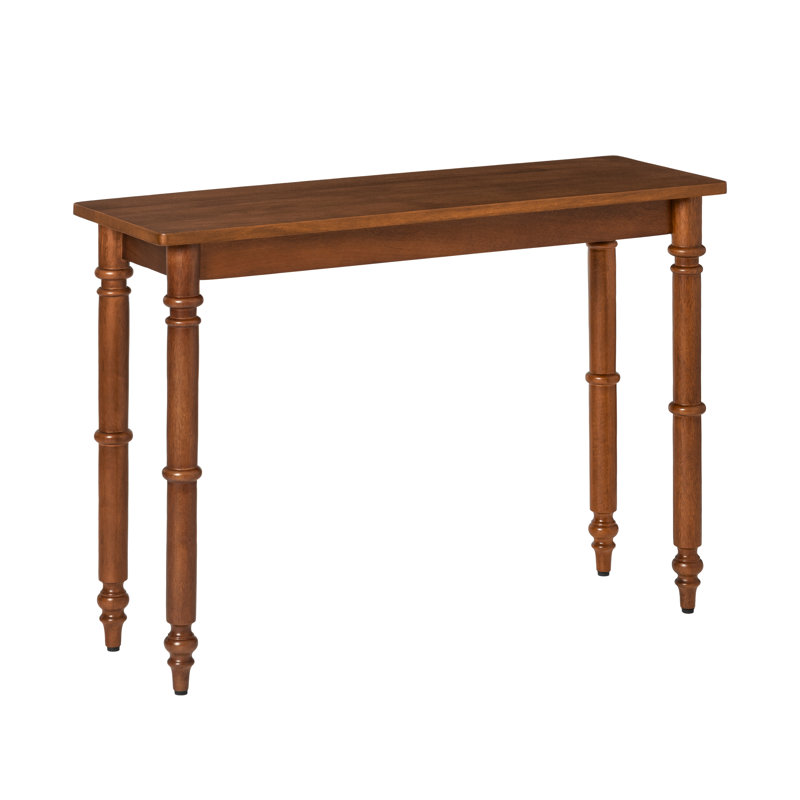 Castine Solid Wood Console Table, Walnut