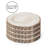 Barky Natural Wood Slabs Rustic Ornament Slice Tray Table Charger Set Of 4-31064561