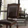 Emmons Upholstered Open Back Side Chair in Espresso