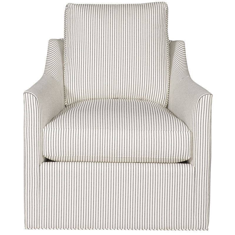 Newlin Swivel Armchair, No, Nadia Earth