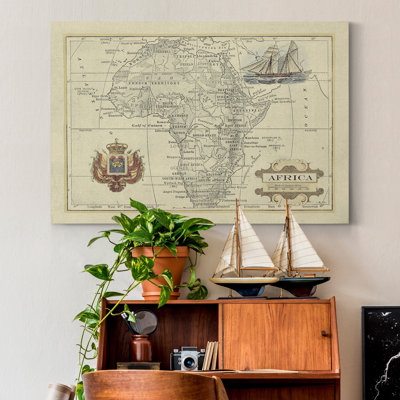 " Antique Map Of Africa "