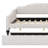 A Full-Size Upholstered Daybed  Integrated Twin-Size Trundle