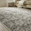 Traditional Grey Washable/Stain Guarded Area Rug -1833562181