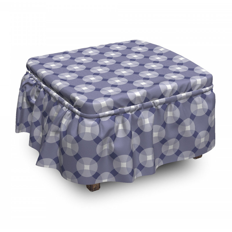 Box Cushion Ottoman Slipcover