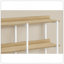Table d'appoint, console, vestibule, étroit, canapé, salon, chambre à coucher, stratifié naturel, métal noir, contemporain, moderne-754394049-754394050