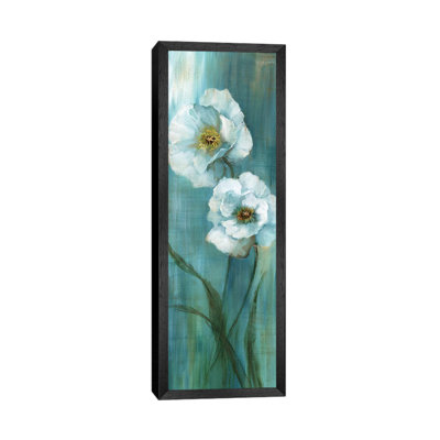 Seabreeze Poppy II 1 Piece Panoramic Painting on Canvas