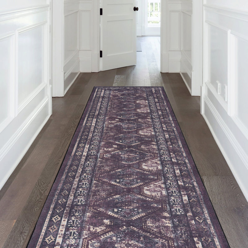 Tapis de couloir lavable 2 po 6 po x 10 pi