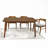 Casswell Solid Wood Rectangular Dining Table-1085434281