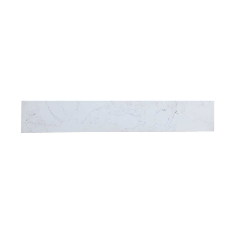 24 inch backsplash in Marble White
