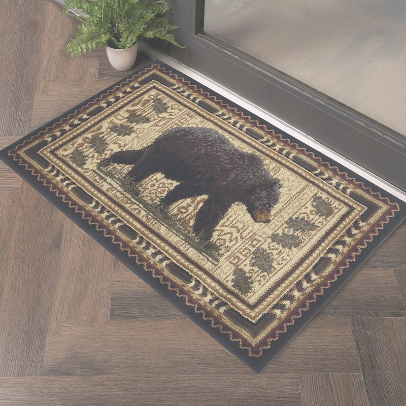 Tapis noir Nature's Nest, Rectangulaire 2 pi x 3 pi