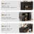 Black Solid Wood TV Cabinet Fireplace-117628758