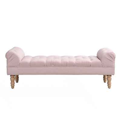 Button-Tufted End Of Bed Bench